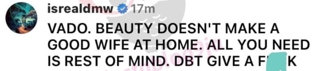 “Beauty doesn’t make a good wife” - Isreal DMW backs Kizz Daniel amidst 'she no even fine' remarks