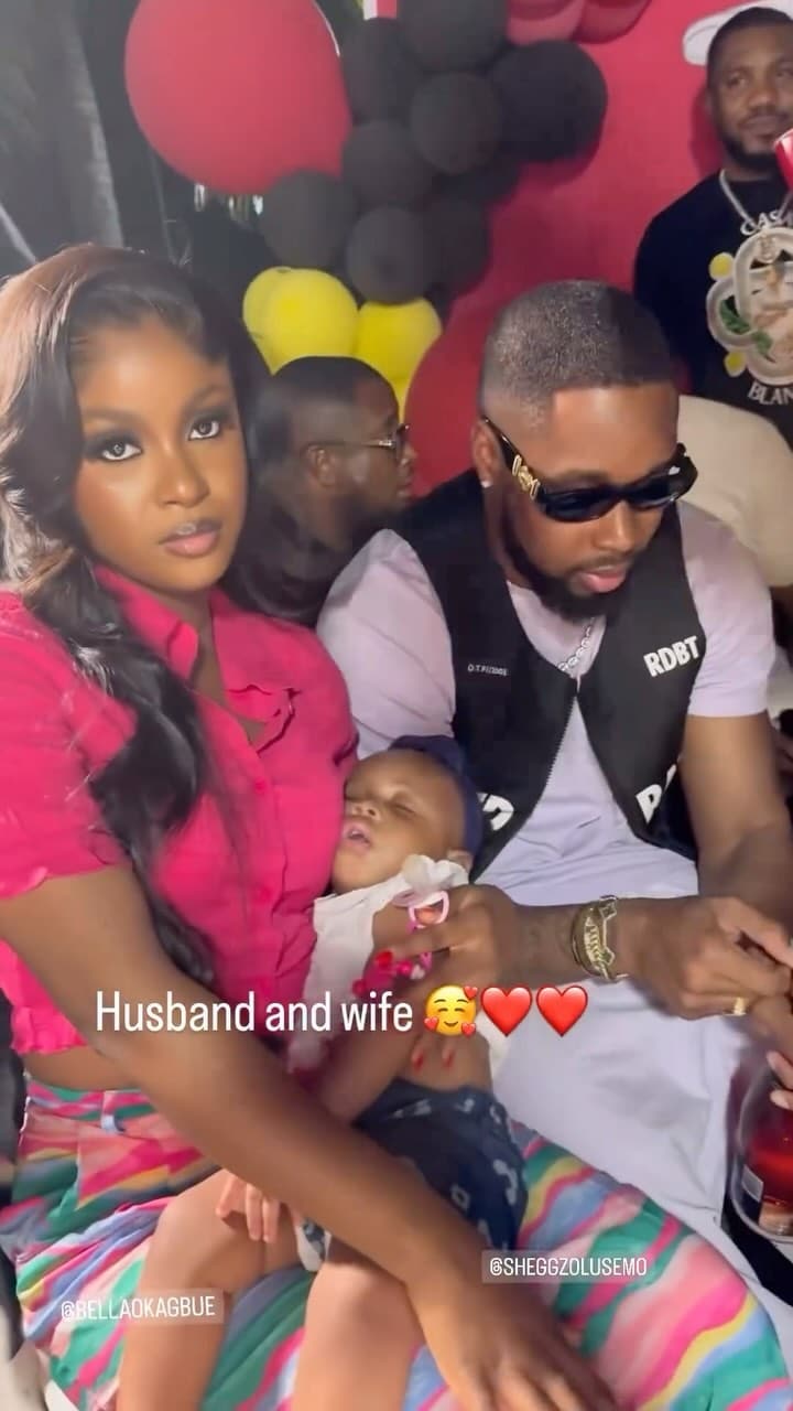 Bella, Sheggz, others join Chomzy to celebrate stepson's birthday