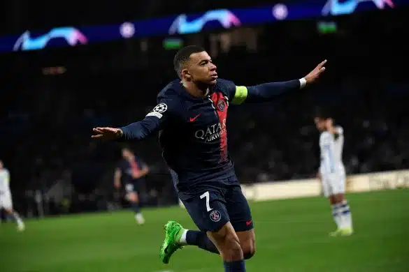 Mbappé inspires PSG to Champions League quarter-finals with double against Real Sociedad