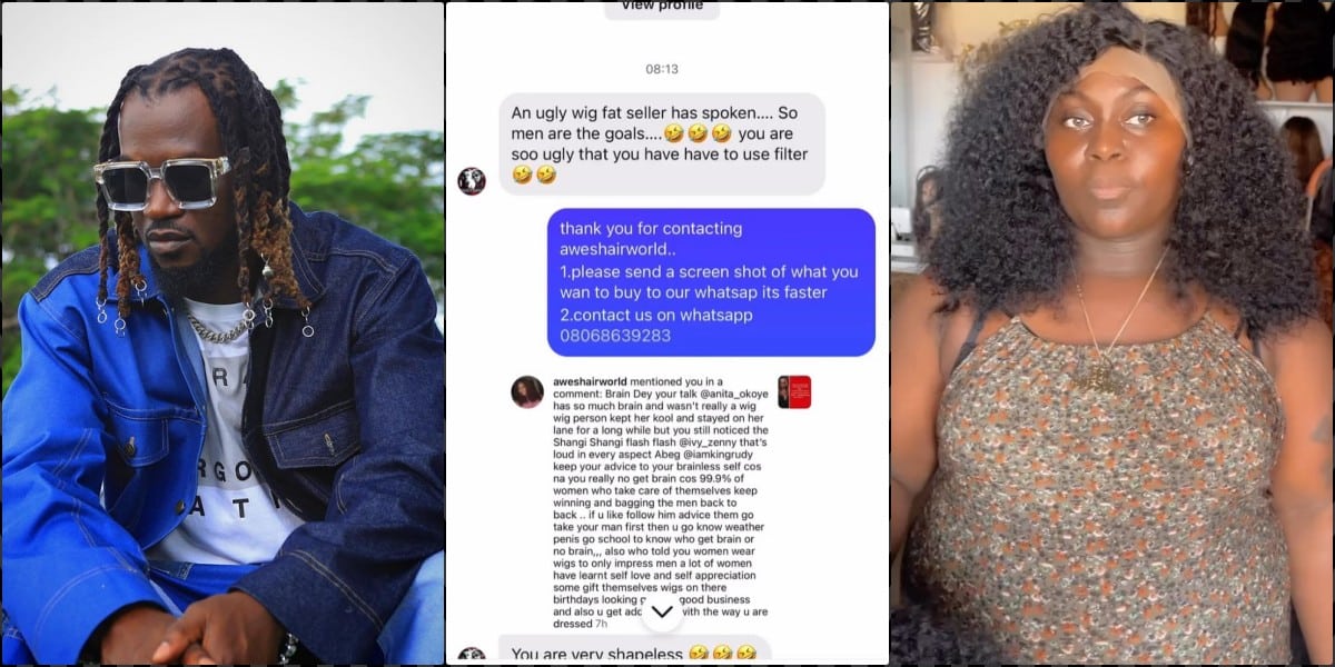 Paul Okoye fights dirty with wig vendor who dragged his family, late mother