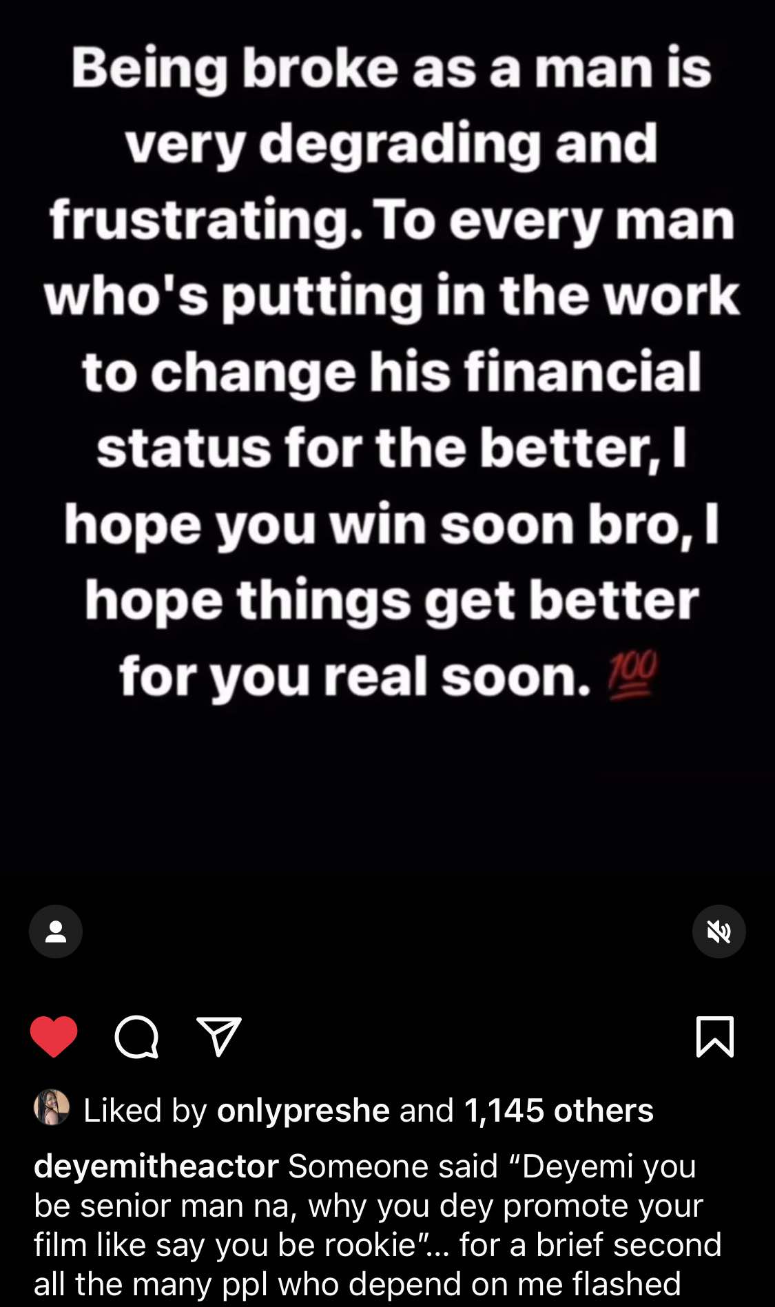 “Being broke as a man is frustrating” - Deyemi Okanlowon on why he promotes his movies aggressively