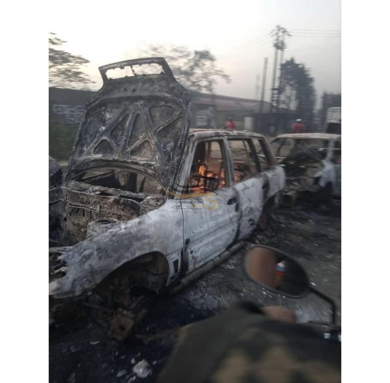 Many feared dead, cars burnt in Rivers petrol tanker explosion, Fubara visits scene
