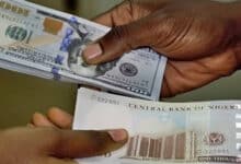 Naira slides by 6% against dollar at official market