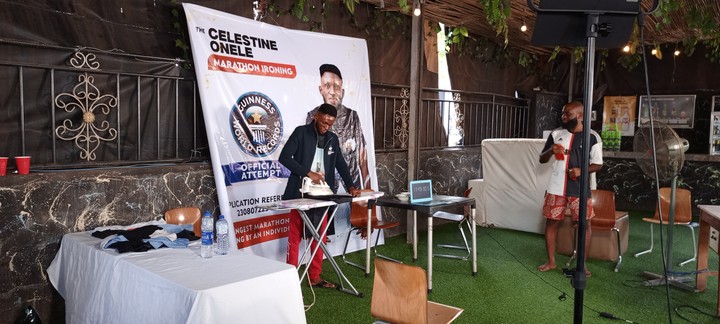 Nigerian man in 150-hour ironing marathon to break Guinness record