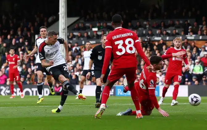 EPL: Liverpool edge Fulham to keep title hopes alive