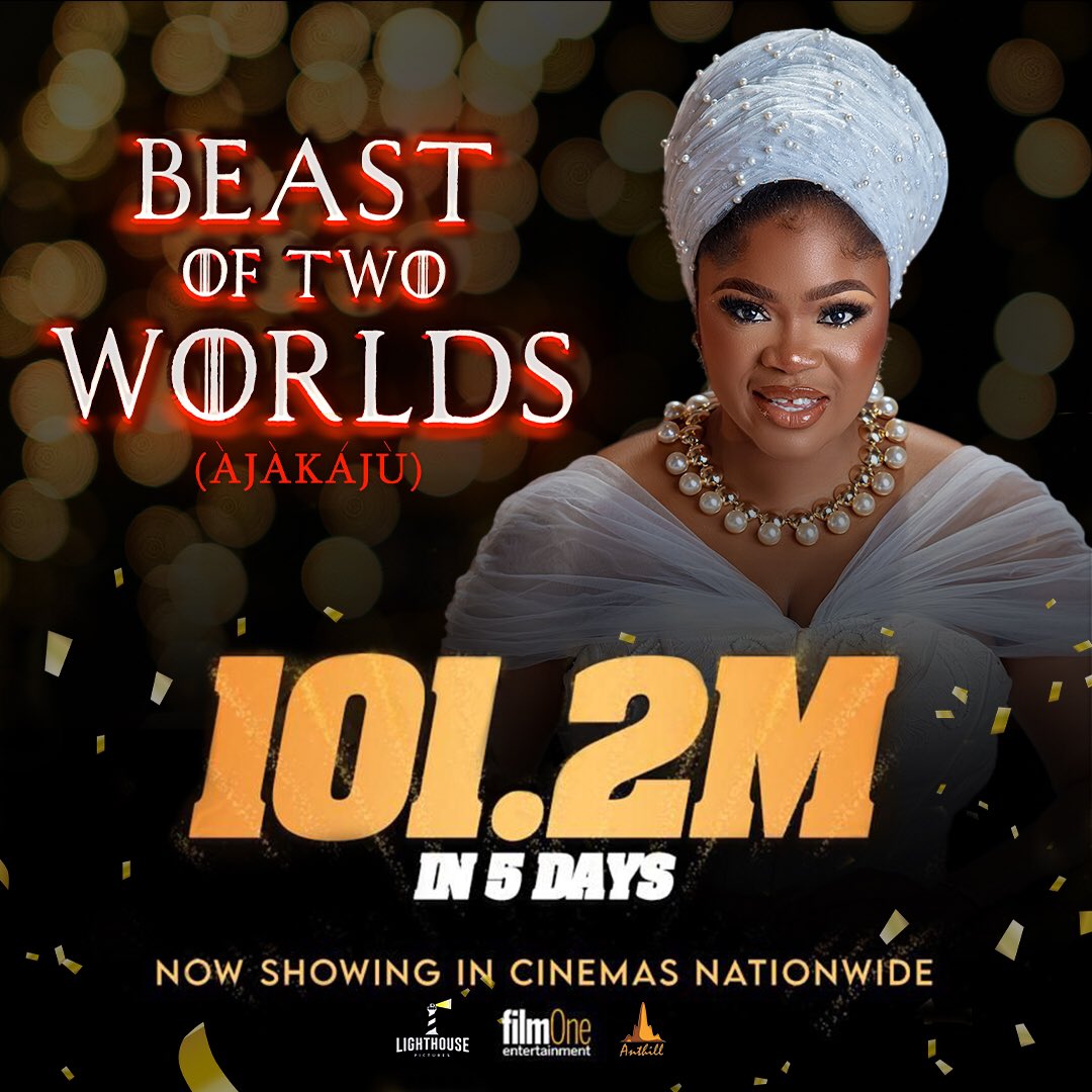 Eniola Ajao's 'Beast of Two Worlds' hits over N100M in 5 days