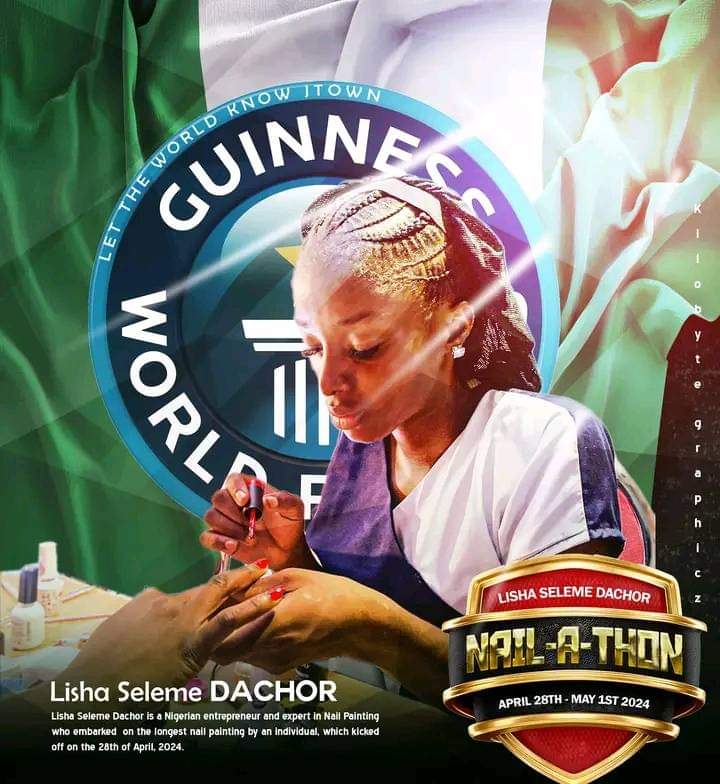 Lady Nail-A-Thon Guinness 