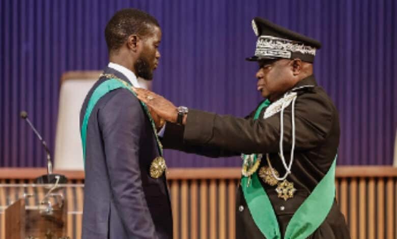 Tinubu present as Faye is sworn-in as Senegal‘s youngest president