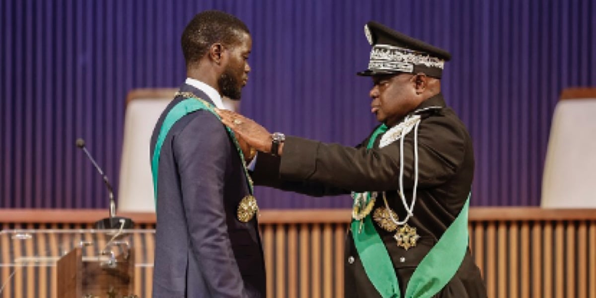 Tinubu present as Faye is sworn-in as Senegal‘s youngest president