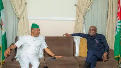 Ihedioha meets with Labour Party's only Governor, Otti, following departure from PDP