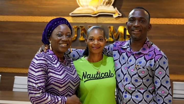 Anyim Veronica meets with Pastor Paul Enenche