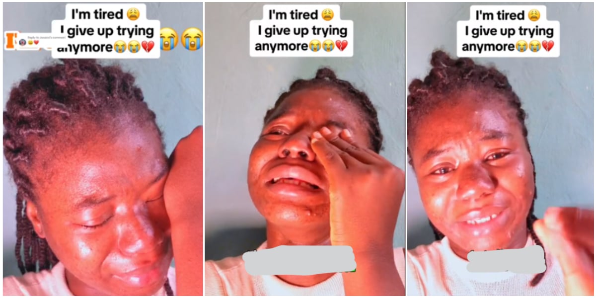 "I'm tired of everything, I'm jobless, I've lost hope" - Young female graduate cries out