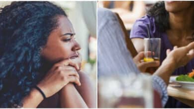 Lady cries as man who took her on a date asks her to transfer money back to him