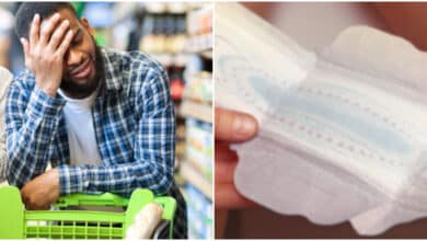 Drama as man gets humiliated at store for buying sanitary pad for wife