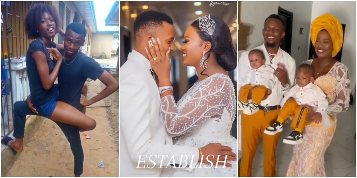 Nigerian couple’s remarkable transformation photos causes buzz online