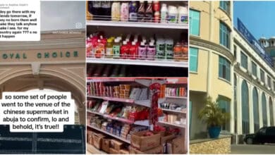 Videos of Chinese Supermarket in Abuja denying Nigerians entry to shop surfaces online