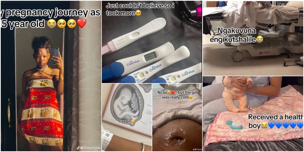 15-year-old girl shares her emotional pregnancy journey online, it stuns many