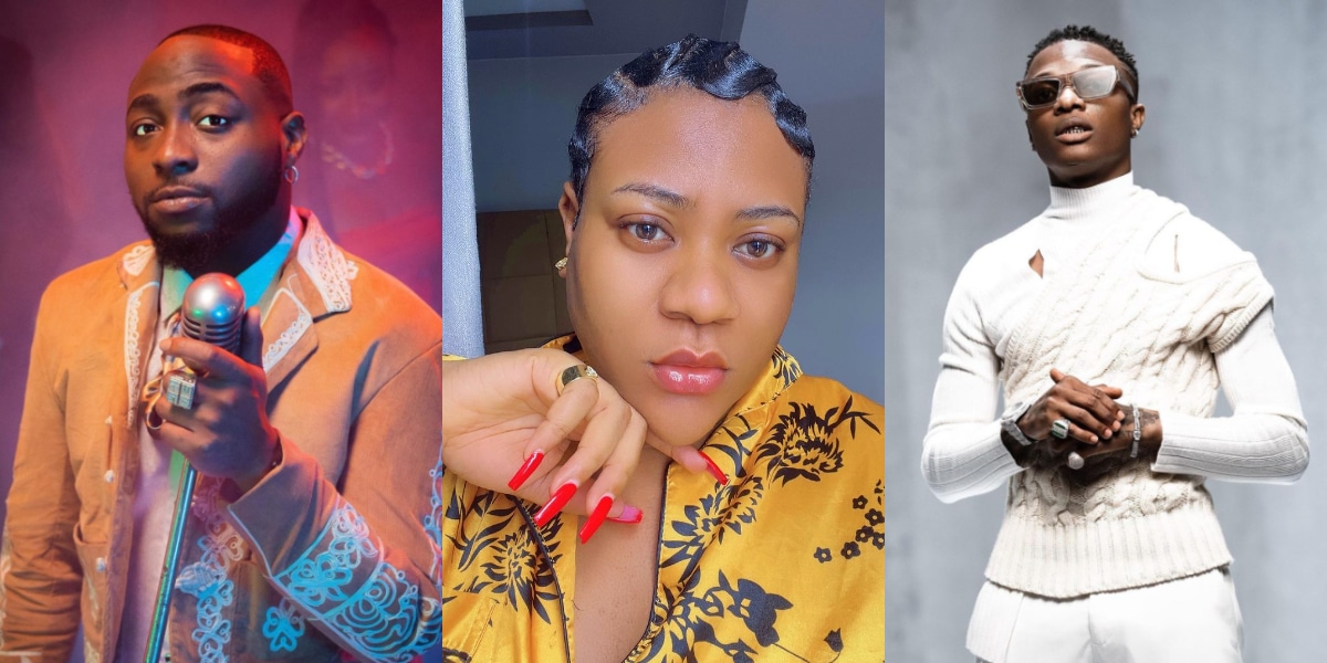 Davido reacts after Nkechi Blessing revealed reason behind beef between Davido and Wizkid