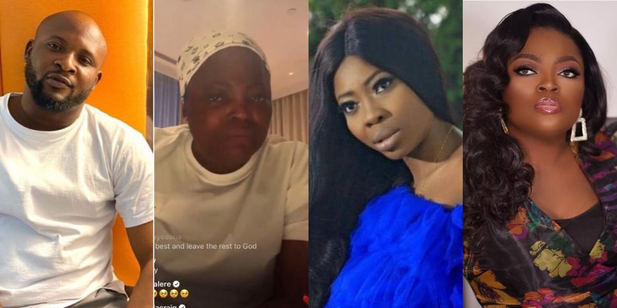 Jumoke Aderounmu’s brother reacts to Funke Akindele crying