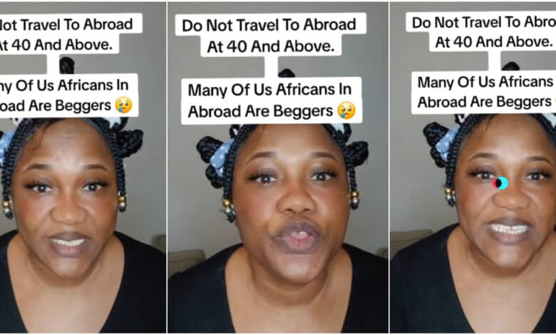 "If you're 40 and above, You have no business Abroad" - Abroad-based lady opens up on strong reasons