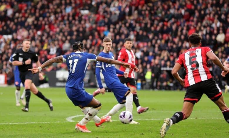 EPL: Chelsea bottle lead to draw Sheffield United 2-2 in stoppage time