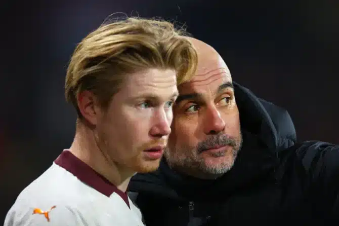 Pep Guardiola explains Kevin De Bruyne's absence in Real Madrid clash