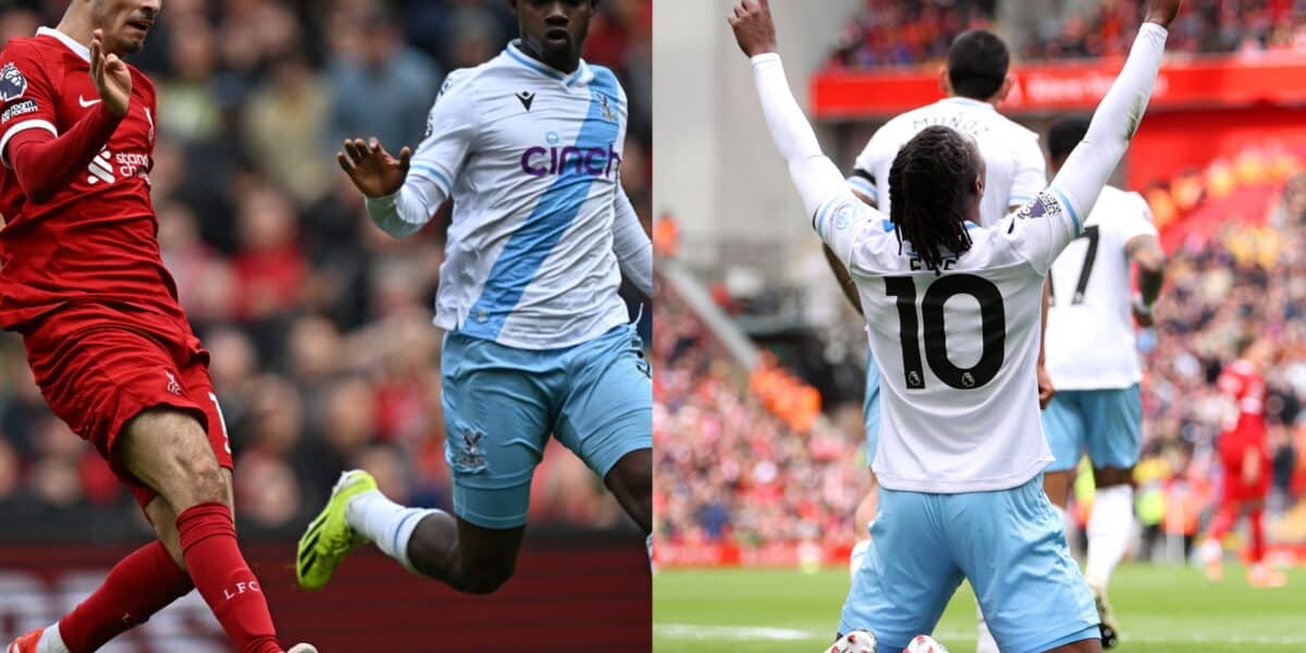 EPL: Eze dents Liverpool title hopes in Palace's win at Anfield