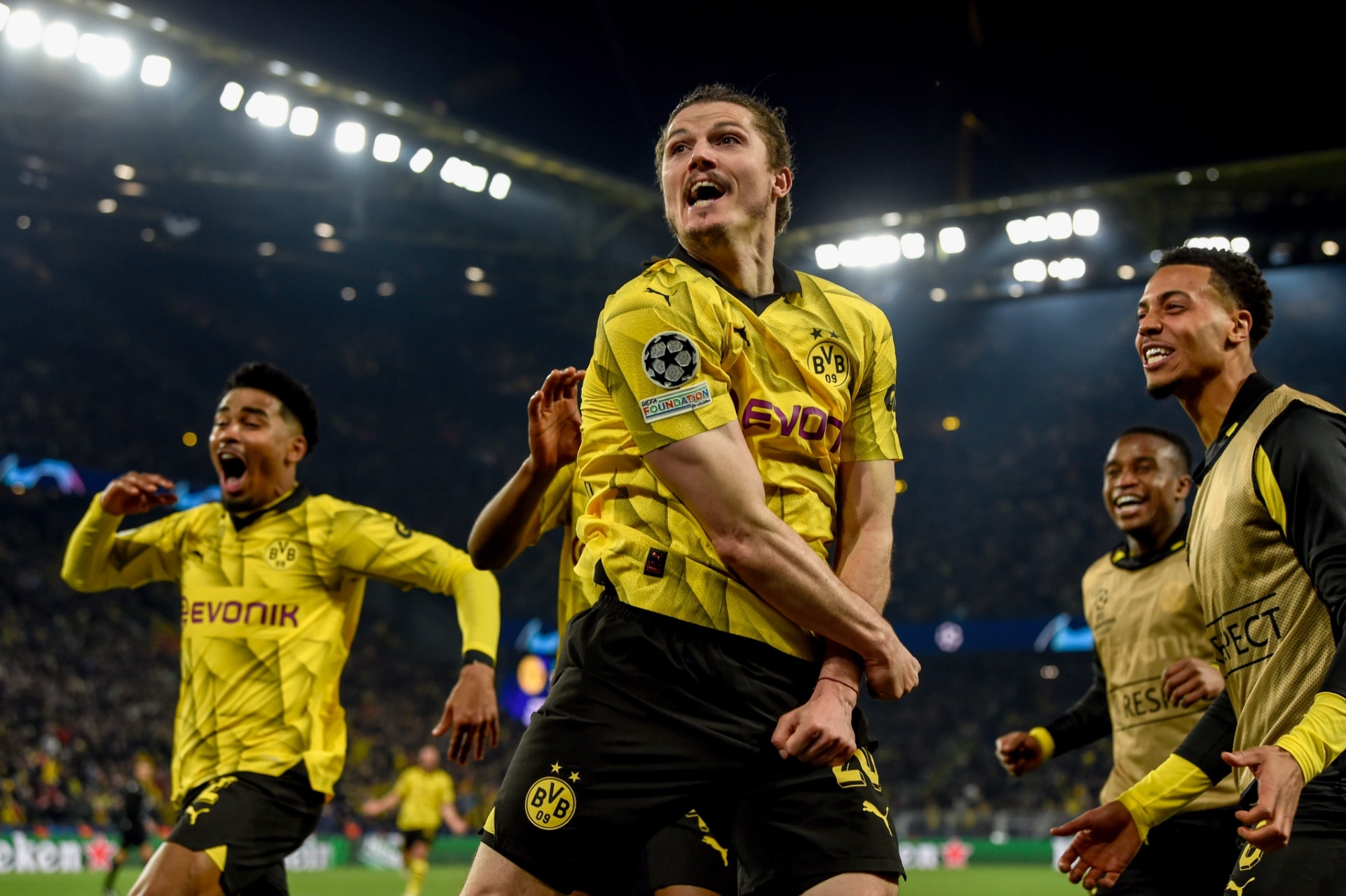 UCL: Maatsen registers one as Dortmund hand Atletico exit in six-goal thriller
