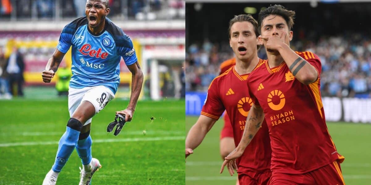 Napoli, Roma share points in thrilling Serie A derby after Osimhen's goal 