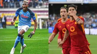 Napoli, Roma share points in thrilling Serie A derby after Osimhen's goal 