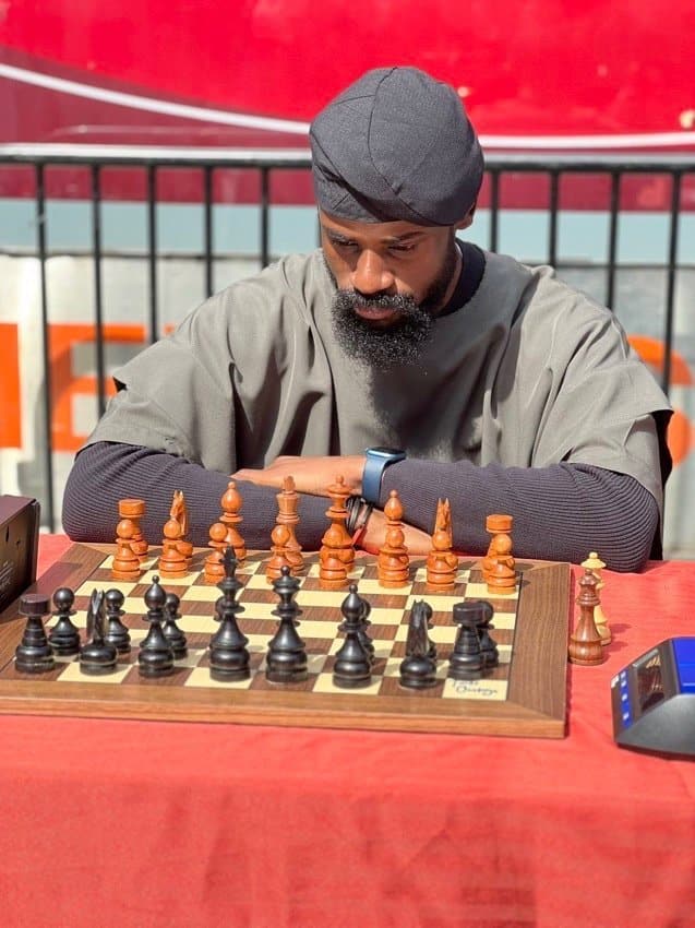 Tunde onakoya welcome chess Guinness world record 
