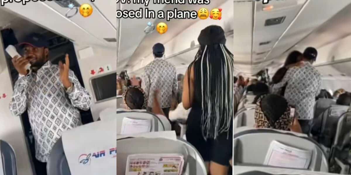 Man proposes plane