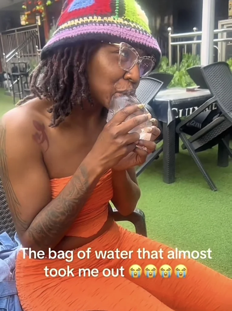 “I nearly lost my life after drinking pure water in Nigeria” — US based lady reveals