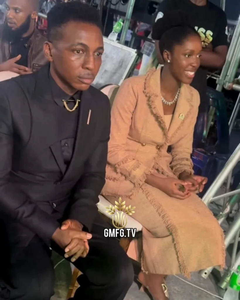 “He is a gentleman who respects boundaries” — Reactions to Frank Edward’s expression as he sits next to Marie Bliss