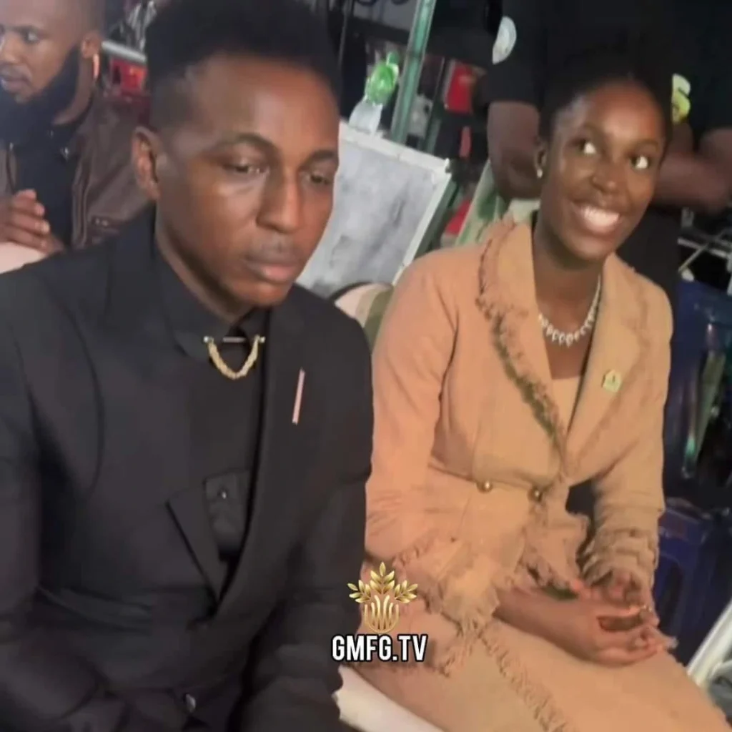 “He is a gentleman who respects boundaries” — Reactions to Frank Edward’s expression as he sits next to Marie Bliss