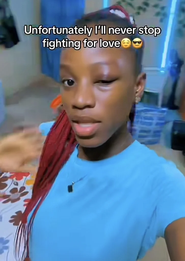 Lady vows to never stop fighting for love