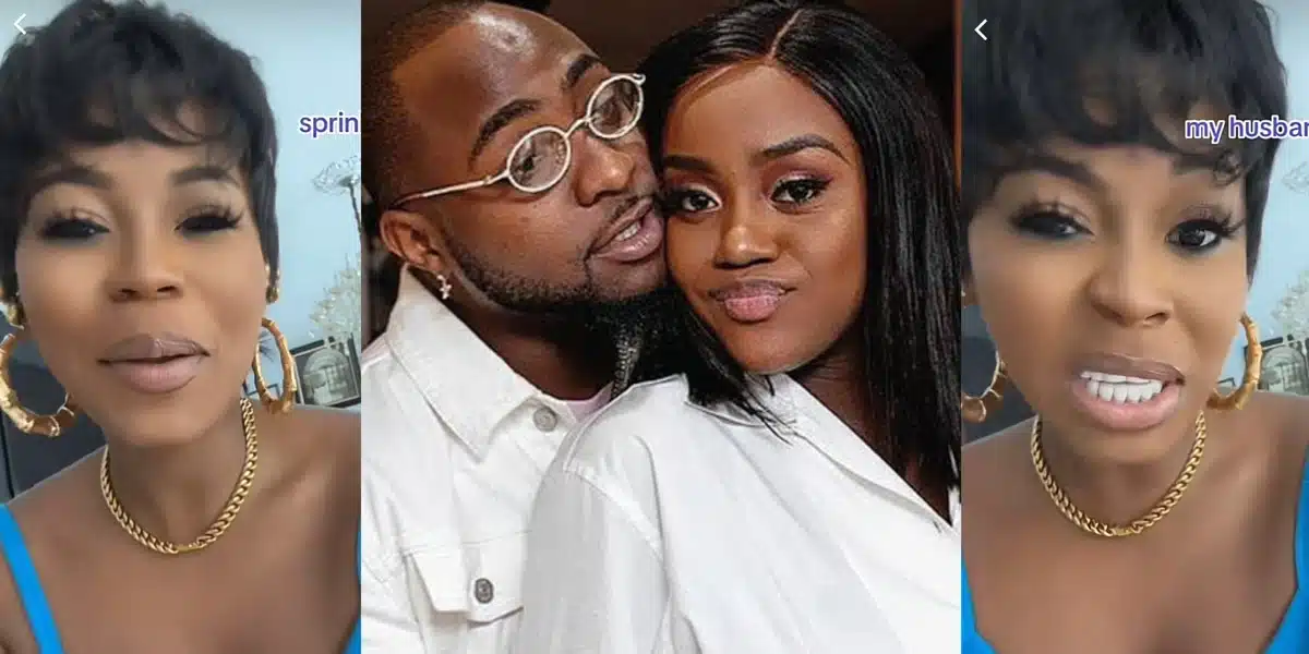 Woman berates those advising Chioma to leave Davido over cheating