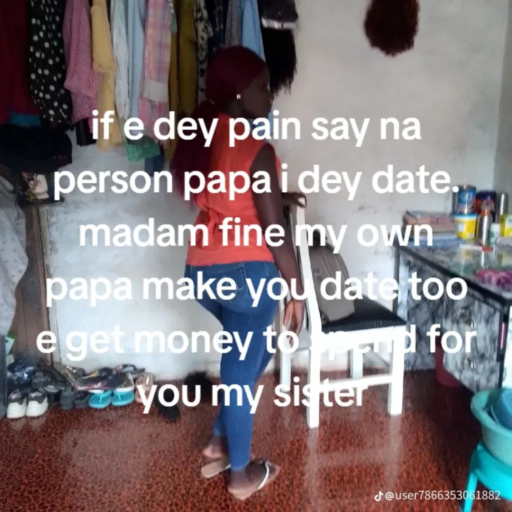“Find my papa date am” — Side chick replies those dragging her