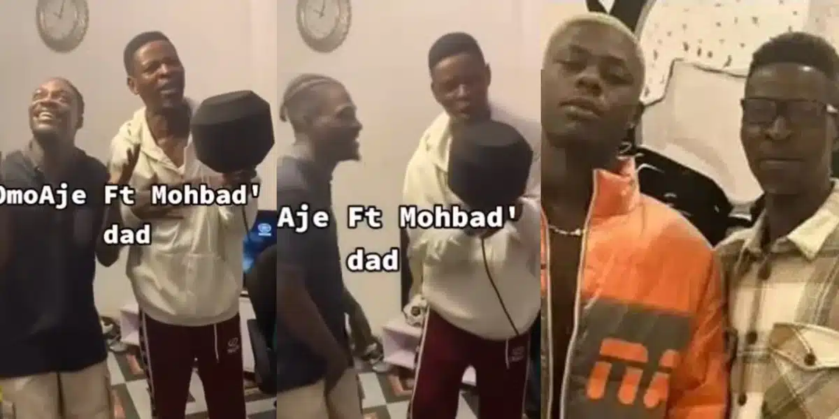 Netizens rage as Mohbad’s father starts rap career