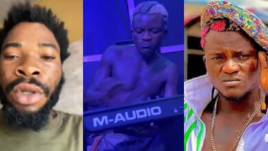 "E don thief my song" - Upcoming singer, Bobo Dee accuses Portable of song theft, reveals evidence
