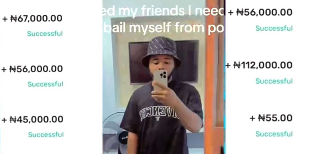 "From Prank to Jackpot" - Man bags ₦509k as he pranks 10 friends, claims he's been arrested, needs ₦70k for bail