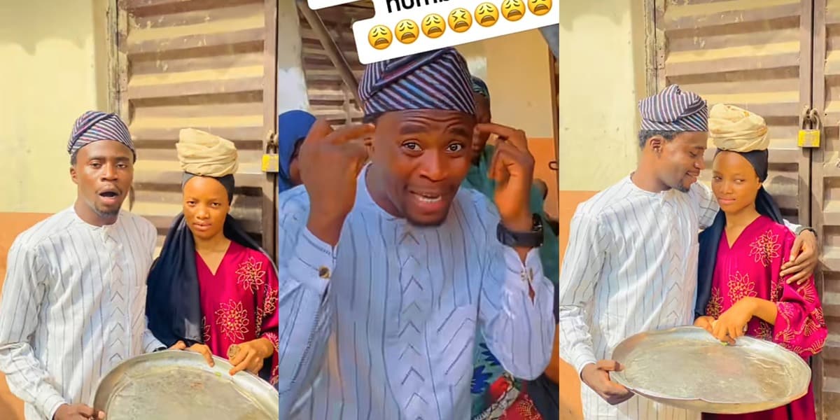 Nigerian man praises beauty and humility of ewedu-selling woman