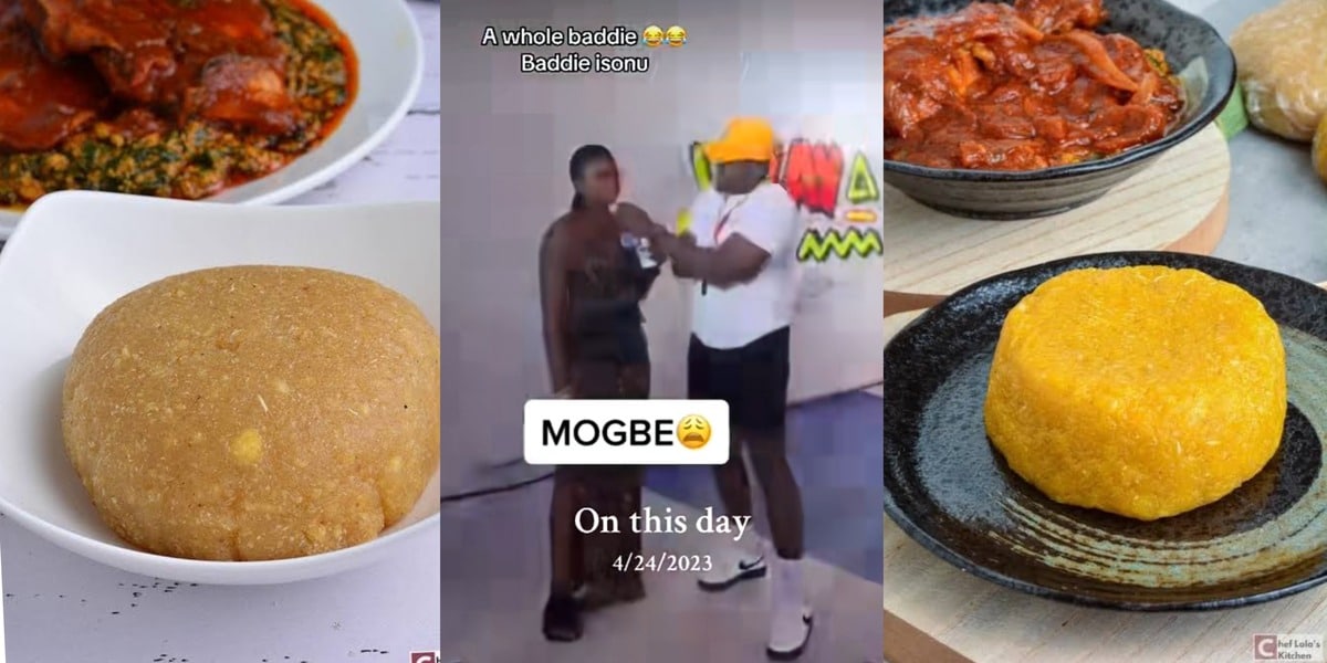Beautiful Nigerian lady names Eba, fruit, swallow as classes of food