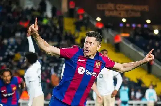 Lewandowski makes huge statement on Barcelona future with hat-trick against Valencia