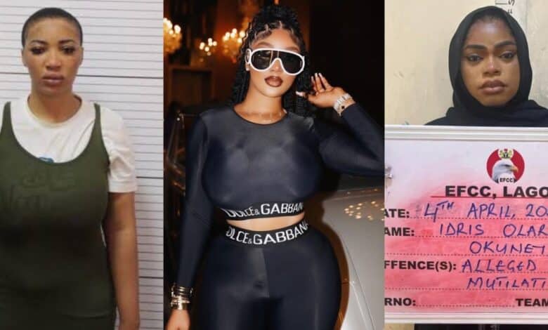 "You're coming out of this strong" – Simi Gold encourages Bobrisky amid EFCC arrest