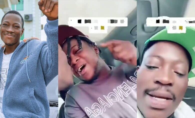 "This is disgusting" – Outrage as DJ Chicken is captured exchanging kisses with male friend