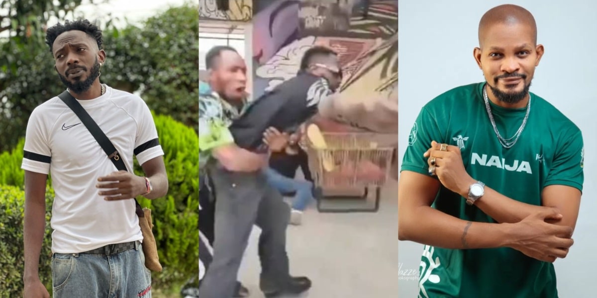 Drama ensues as May D and Uche Maduagwu engage in physical altercation