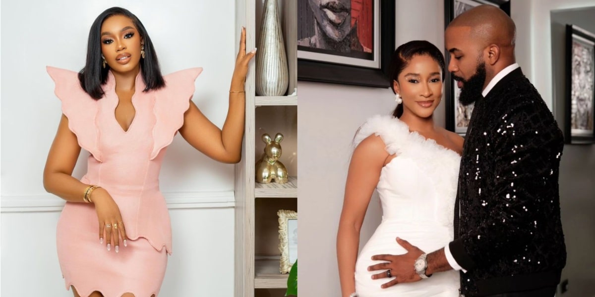 Sharon Ooja showers praises on Banky W and Adesua Etomi for assisting with her wedding preparations