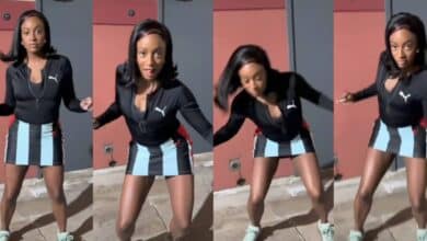 Hilarious reactions as DJ Cuppy shows off her dancing skills