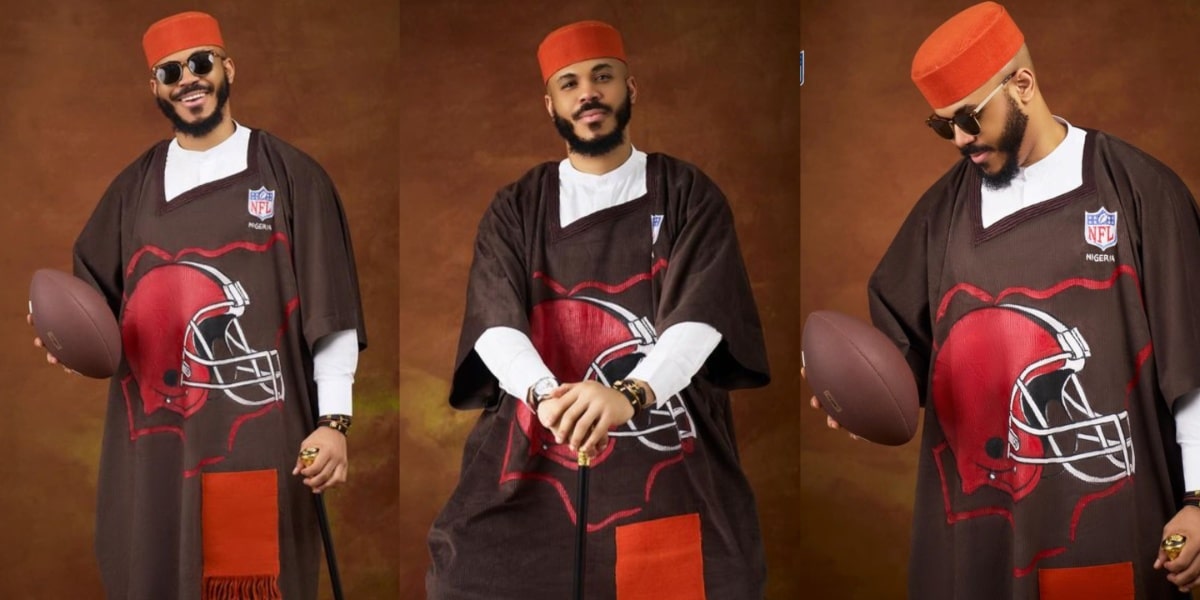 Ozo excited as he makes NFL's first-ever draft pick announcement from Nigeria